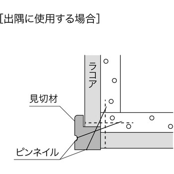 ラコア 壁材 見切材 南海プライウッド