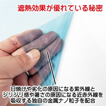 貼って剥がせるガラス用遮熱シート(ZERO SHEET) ZERO