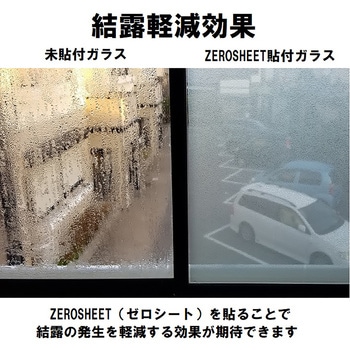 貼って剥がせるガラス用遮熱シート(ZERO SHEET) ZERO