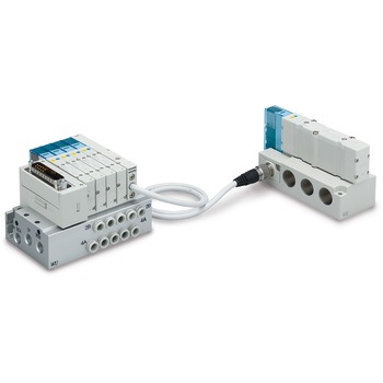 SY3000用(プラグイン)出力付ブランキングプレート SMC