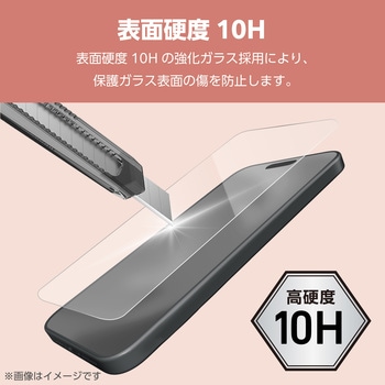 iPhone15/15Plus カメラフィルム ガラス 高透明 表面硬度10H カメラレンズ保護カバー &me エレコム