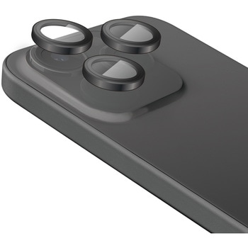 iPhone15Pro/15ProMax カメラフィルム ガラス 高透明 表面硬度10H カメラレンズ保護カバー エレコム