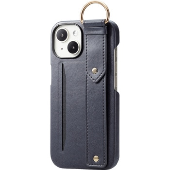 iPhone15 ケース レザー リング付 ハンドバンド付 スタンド機能 iPhone15 ケース レザー リング付 ハンドバンド付 スタンド機能