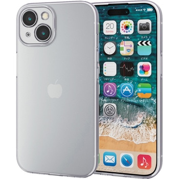 iPhone15 ケース ソフト 衝撃吸収 カメラレンズ保護設計 極限設計 エレコム