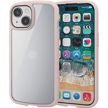 PM-A23ATSLFCPN iPhone15 ケース ハイブリッド 衝撃吸収 軽量 薄型 カメラ周り保護 TOUGH SLIM LITE エレコム 47352167