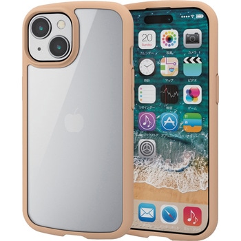 PM-A23ATSLFCGBE iPhone15 �P�[�X �n�C�u���b�h �Ռ��z�� �y�� ���^ �w�ʃK���X�N���A �d�x9H TOUGH SLIM LITE �G���R�� 47352185