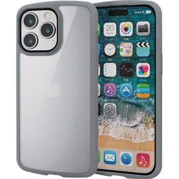 PM-A23DTSLFCGY iPhone15 Pro Max �P�[�X �n�C�u���b�h �Ռ��z�� �y�� ���^ �J��������ی� TOUGH SLIM LITE �G���R�� 47353086