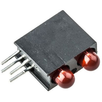ダイアライト 基板用LED表示灯 2色 スルーホール実装 - DIALIGHT