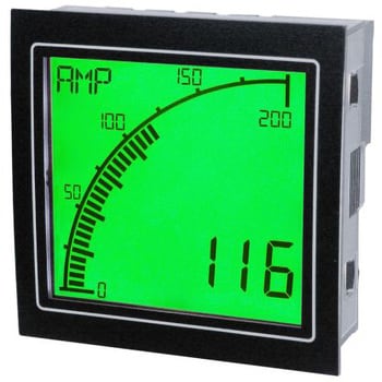 デジタルパネル電流計 Trumeter 4桁 DC LCD 68×68mm TRUMETER