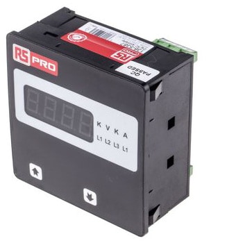 デジタル電流計 RS PRO 4桁 AC LED RS PRO