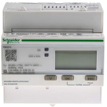 A9MEM3210 �f�W�^���d�͌v Schneider Electric LCD �p���X�o�� Acti 9 iEM3000�V���[�Y �V���i�C�_�[�G���N�g���b�N 1�� A9MEM3210 47423173