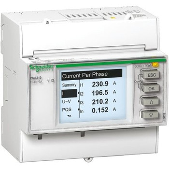 デジタル電力計 Schneider Electric LCD パルス出力 PM3200シリーズ シュナイダーエレクトリック