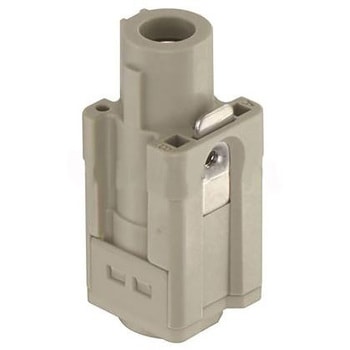 ハーティング アキシャルねじ メス Hanシリーズ ねじサイズM3×6 25mm2 16mm2 20.95×48.9mm ハーティング