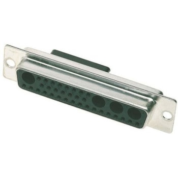 ハイブリッド圧着Dサブコネクタ， メス， 32 (信号)、4 (電源 / 同軸) 極 Harting ハーティング