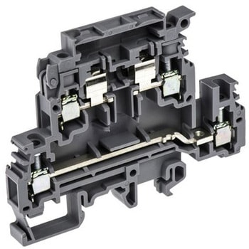 ヒューズ付き端子台 Entrelec 8mm ピッチ 5×20mm， 5×25mm Mシリーズ Entrelec