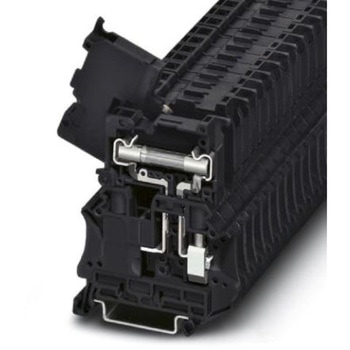 ヒューズ付き端子台 Phoeni×Contact 8.2mm ピッチ 6.3×32mm UTシリーズ フエニックス・コンタクト