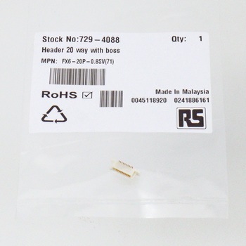ヒロセ電機 基板接続用ヘッダ F×6シリーズ 0.8mm 2列 ストレート HIROSE(ヒロセ電機)