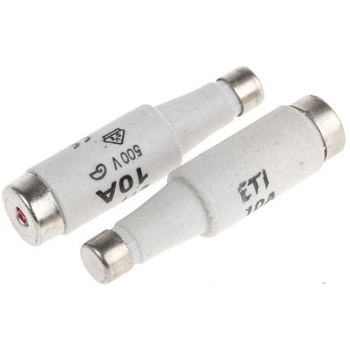 ボトルヒューズ Diazed ETI， 定格電流  DI， 500V ac - ETI
