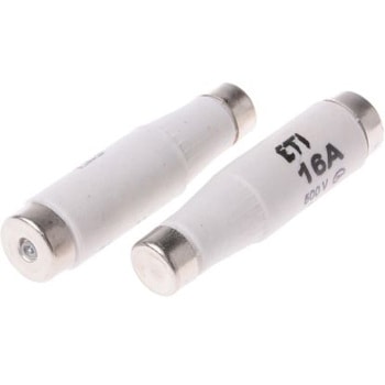 ボトルヒューズ Diazed ETI， 定格電流  DI， 500V ac - ETI