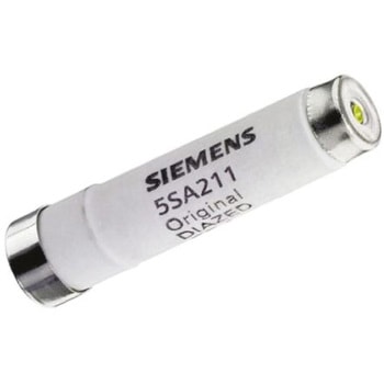 ボトルヒューズ Diazed Siemens， 定格電流  DII， 500V ac SIEMENS