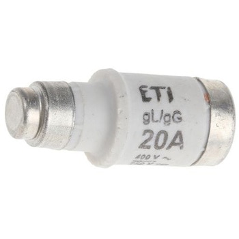 ボトルヒューズ Neozed ETI， 定格電流  D02， 400V ac ETI