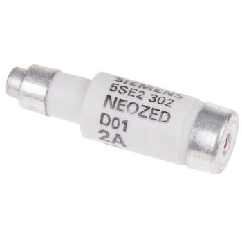 ボトルヒューズ Neozed Siemens， 定格電流  D01， 400V ac SIEMENS