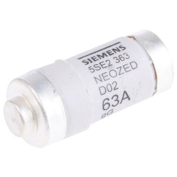 ボトルヒューズ Neozed Siemens， 定格電流  D02， 400V ac SIEMENS