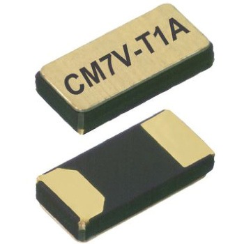 CM7V-T1A 32.768KHZ 12.5PF +/-20PPM TA QC �}�C�N���N���X�^�� �����U���q 32.768kHz�C �\�ʎ����C 2-pin�C SMD ��{�g MICRO CRYSTAL 47494318