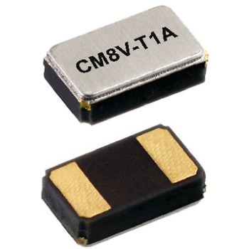 マイクロクリスタル 水晶振動子 32.768kHz， 表面実装， 2-pin， SMD 基本波 MICRO CRYSTAL