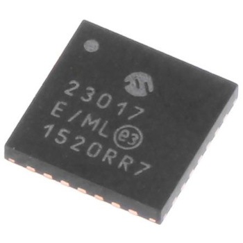 MCP23017-E/ML �}�C�N���`�b�v I/O�G�L�X�p���_�C I2C 1.7MHz�C 28-Pin QFN MICROCHIP 47494774