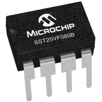 マイクロチップ， 8Mbit フラッシュ メモリ SPI， 8-Pin PDIP MICROCHIP