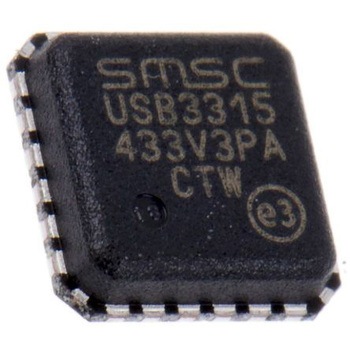 USB3315C-CP-TR �}�C�N���`�b�v�C USB�g�����V�[�o�[�C USB 2.0�C 24-Pin QFN MICROCHIP 47498694