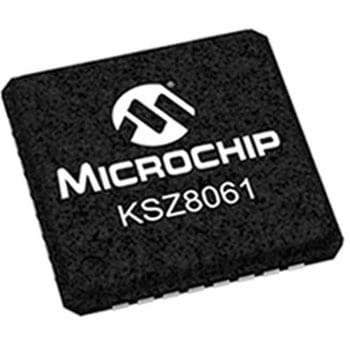 マイクロチップ， イーサネット PHY トランシーバ IEEE 802.3az， 3.3V， 32-Pin QFN MICROCHIP