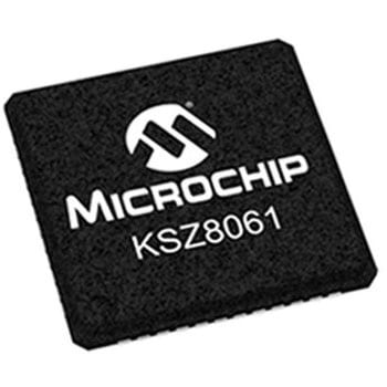 マイクロチップ， イーサネット PHY トランシーバ IEEE 802.3az， 3.3V， 48-Pin QFN MICROCHIP