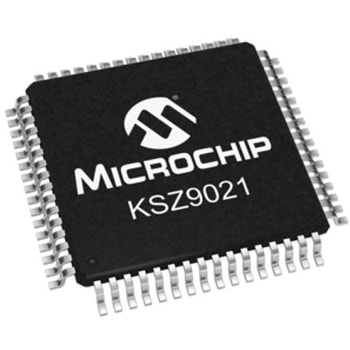 マイクロチップ， イーサネットトランシーバ 1000BASE-T， 100BASE-T×， 10BASE-T， IEEE 802.3， 1.2V， 64-Pin MICROCHIP
