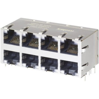 モジュラーコネクタ Mole×8P8C極 Cat5， Cat5e ライトアングル スルーホール メス 日本モレックス(molex)