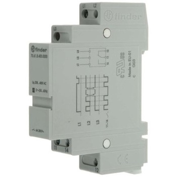モニタリングリレー Finder SPDT 208→480V 17.5mm FINDER