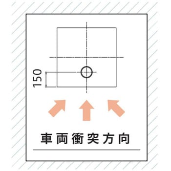 ハイパーボラード スタンダード(コンクリート独立基礎)タイプ 帝金