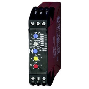 モニタリングリレー Hiquel DPDT 115→230V ac 93.5mm Hiquel