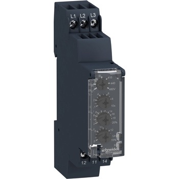 モニタリングリレー Schneider Electric SPDT 208→480V ac 17.5mm シュナイダーエレクトリック