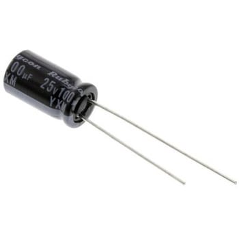 ルビコン 電解コンデンサ 100μF ルビコン