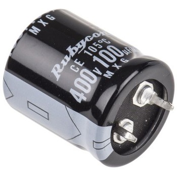 400MXG100MSN22X25 ルビコン 電解コンデンサ 100μF ルビコン 47520893