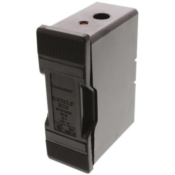 レール取り付けヒューズホルダ Cooper Bussmann 20A， 550V ac COOPER BUSSMANN
