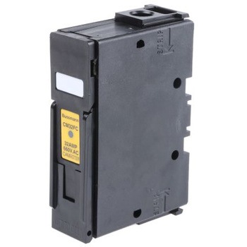 レール取り付けヒューズホルダ Cooper Bussmann 32A， 660V ac COOPER BUSSMANN