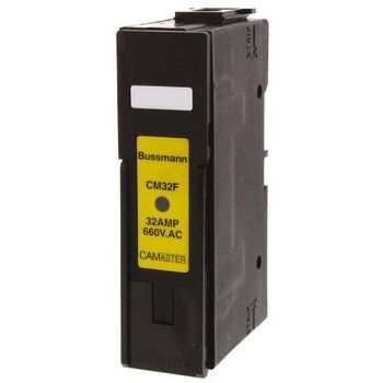 レール取り付けヒューズホルダ Cooper Bussmann 32A， 660V ac COOPER BUSSMANN