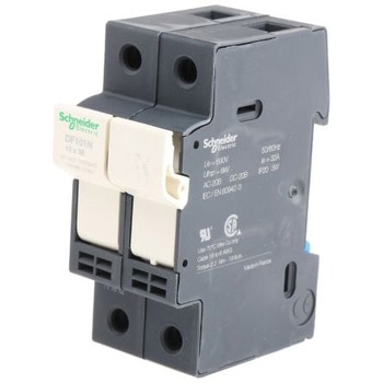 レール取り付けヒューズホルダ Schneider Electric 32A シュナイダーエレクトリック