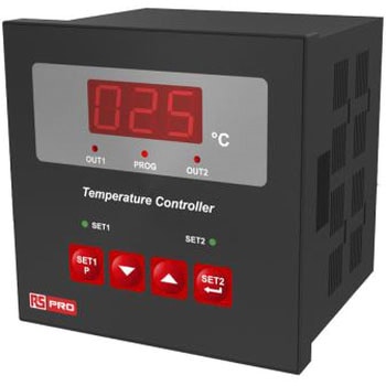 温度調節器 (オン/オフタイプ) RS PRO 1/4 DIN RS PRO シリーズ RS PRO