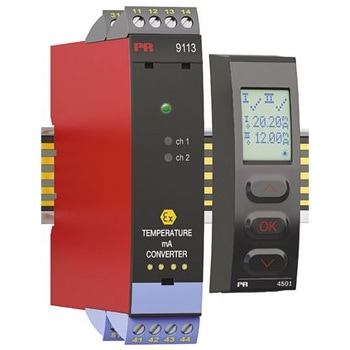 絶縁バリア PR Electronics 2チャンネル アナログ出力 PR Electronics