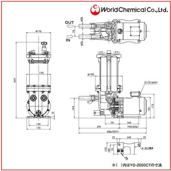 自吸式ろ過機 <ケミファイン> 20CTシリーズ ワールドケミカル