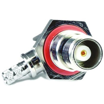 同軸コネクタ Amphenol ライトアングル 50Ω Bulkhead Fitting AMPHENOL